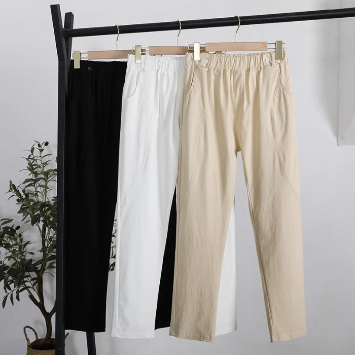 High Waist Wide-leg Pants